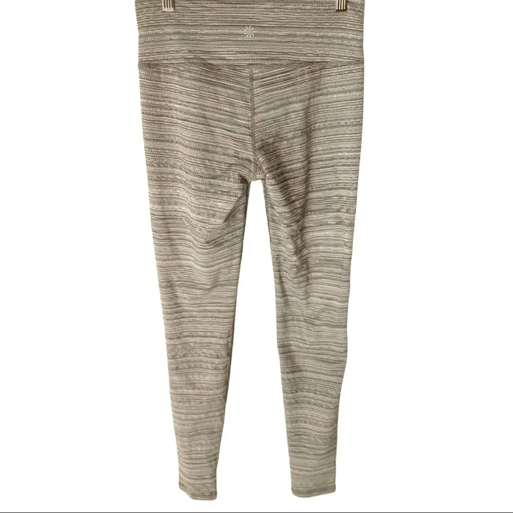 ATHLETA Jacquard Chaturanga Athletic Tight Legging Grey Size Small - Picture 6 of 13